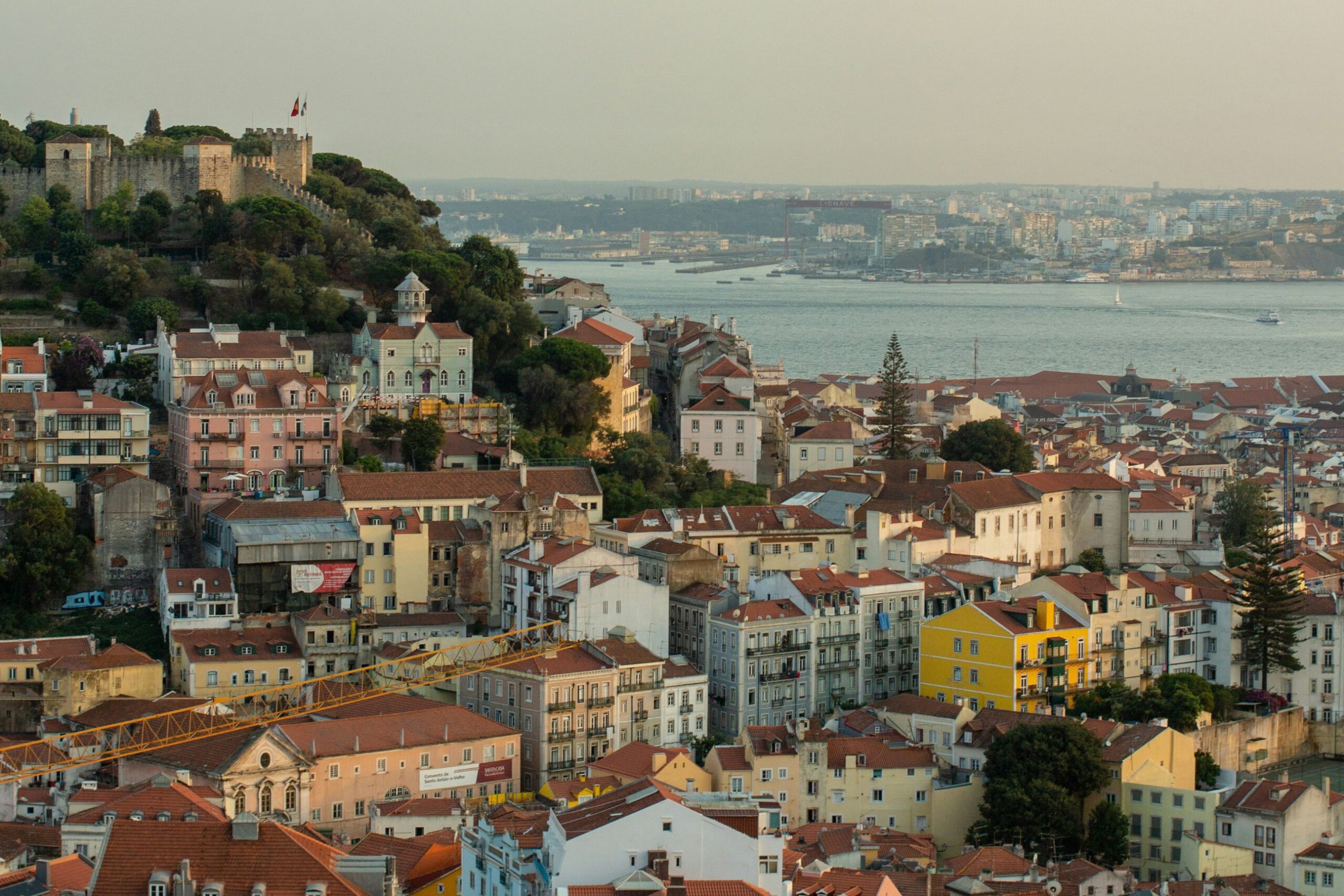 Aerial view of Lisbon
