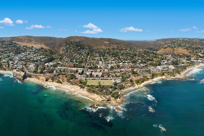 view of laguna from helicopter