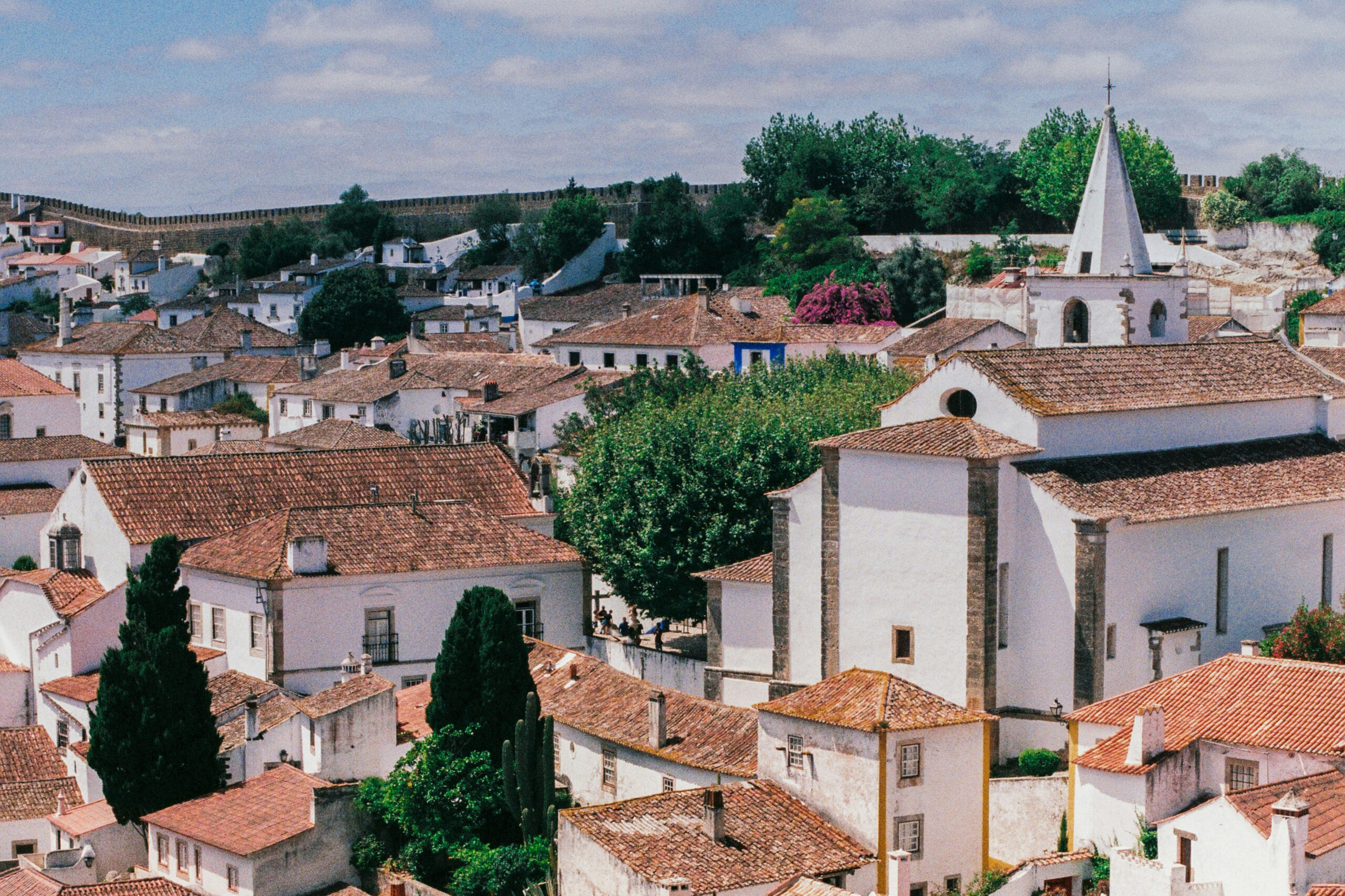 scenic view of obidos