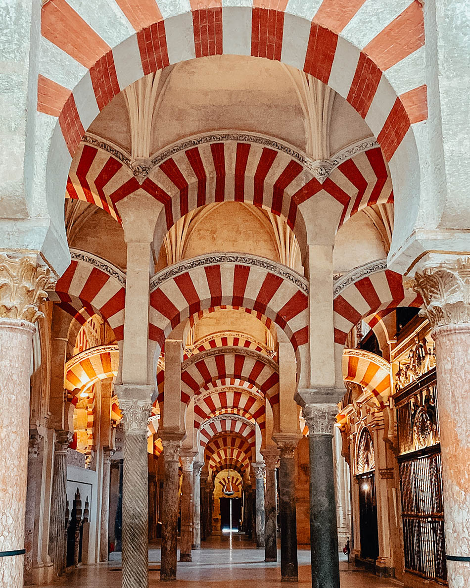 arches in cordoba's mezquita