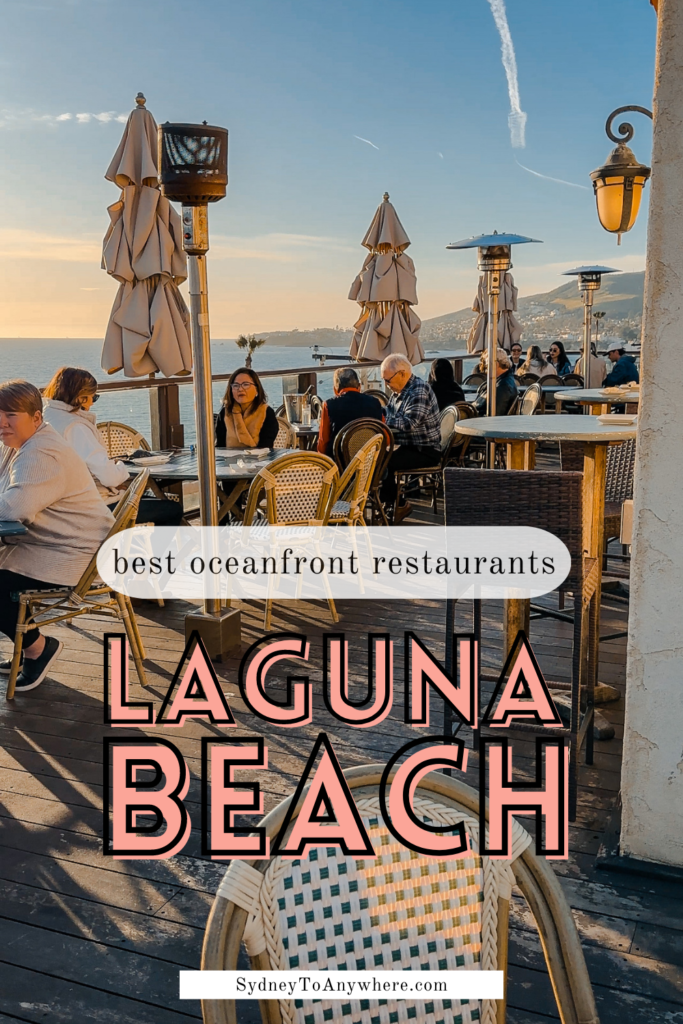 Oceanfront Laguna Restaurants Pin