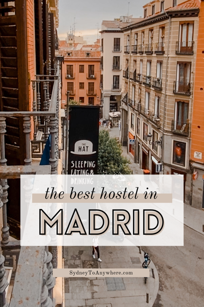 Madrid Hat Hostel Madrid Pin
