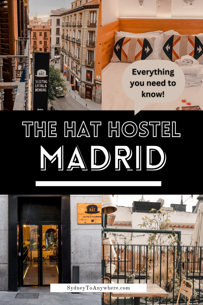 The Hat Hostel Madrid Pin