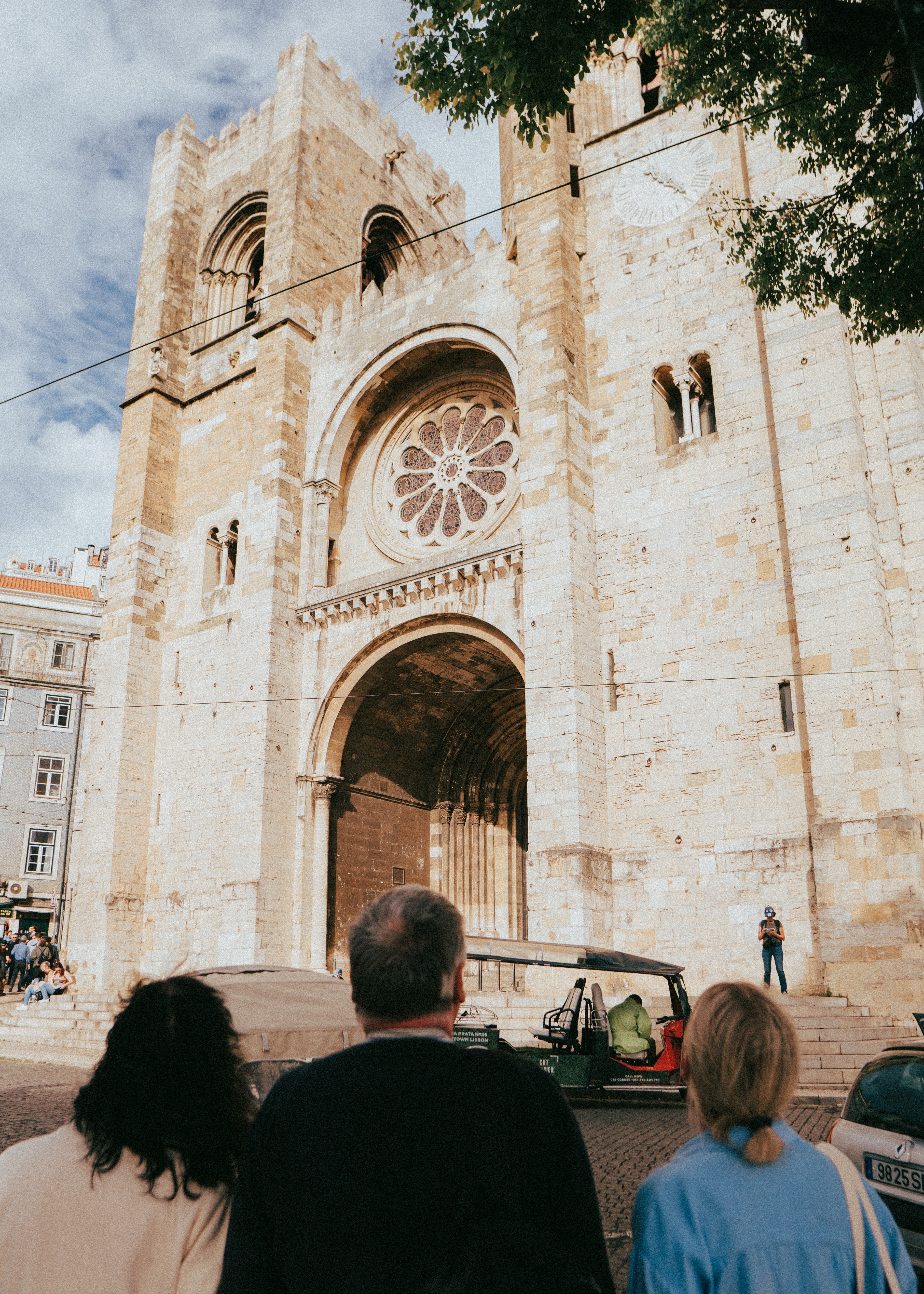 facade of lisbon cathedral