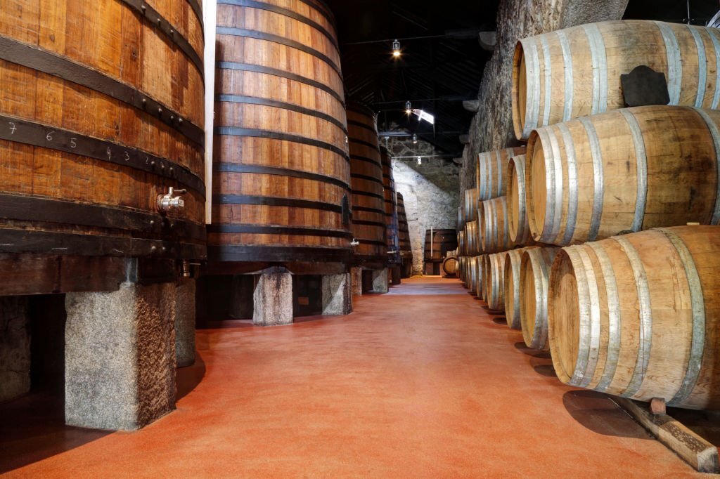 Churchill wine cellar in Porto