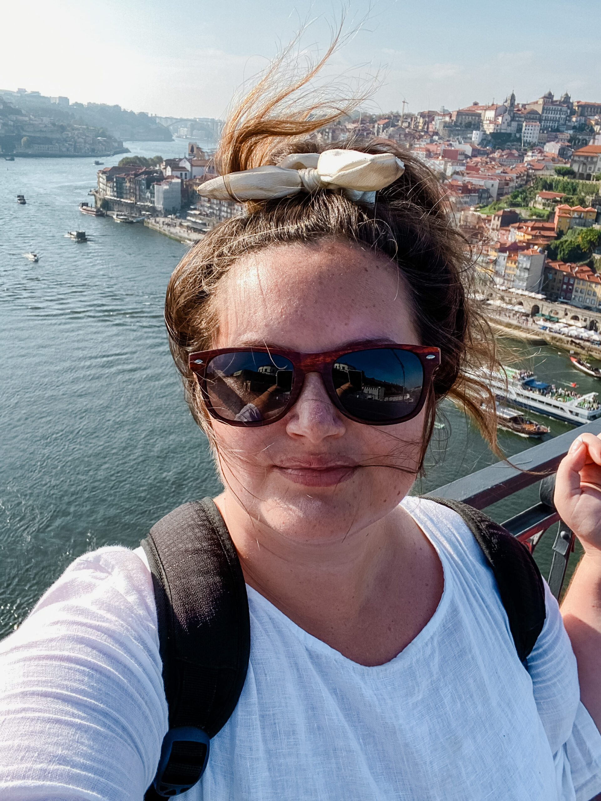 porto solo travel selfie