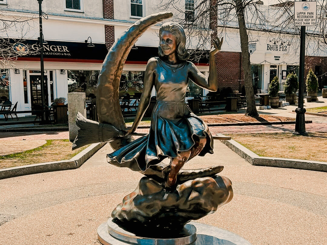 bewitched statue in downtown salem ma