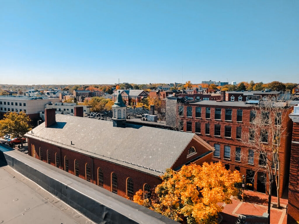 view from the hotel salem rooftop bar