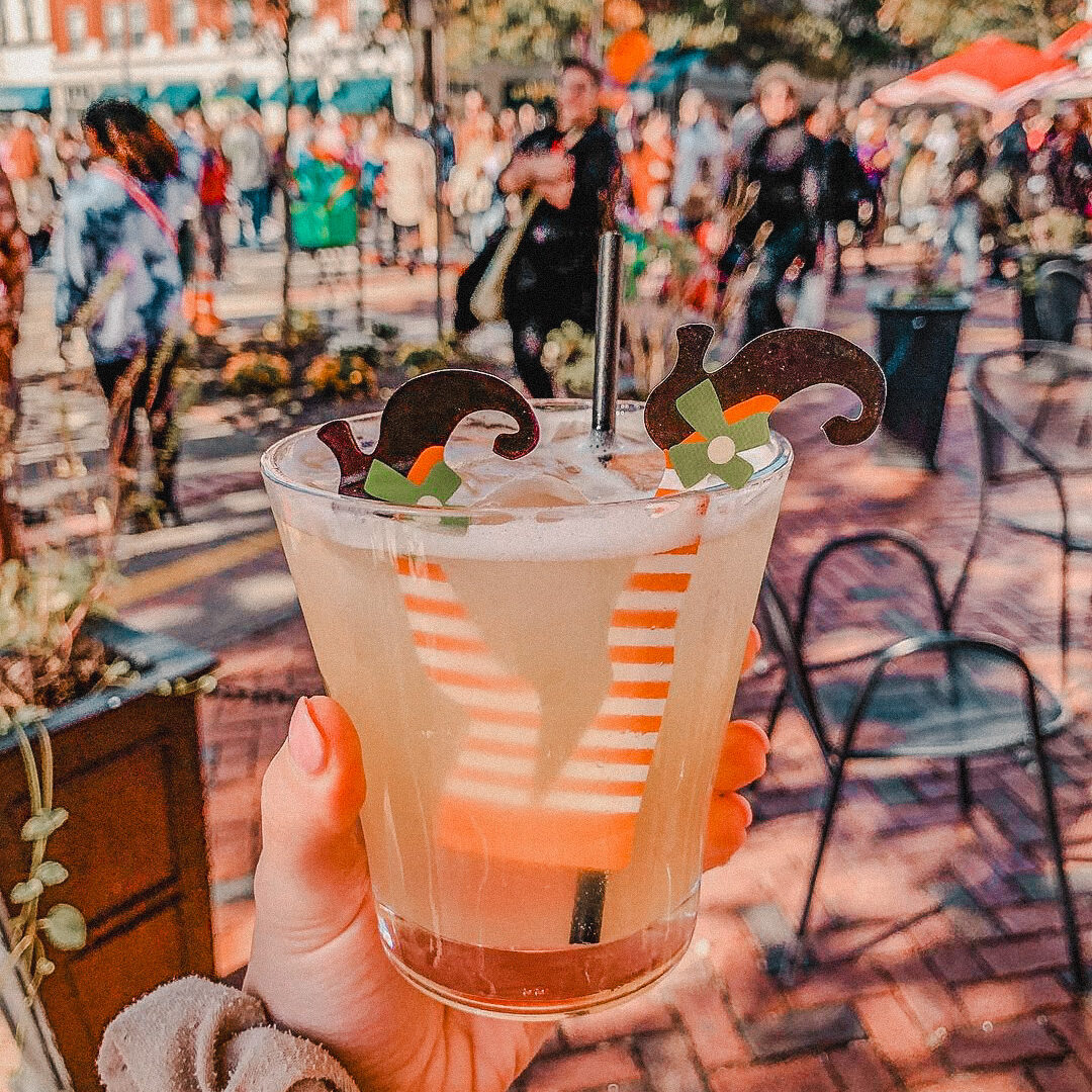 witchy cocktail in salem commons