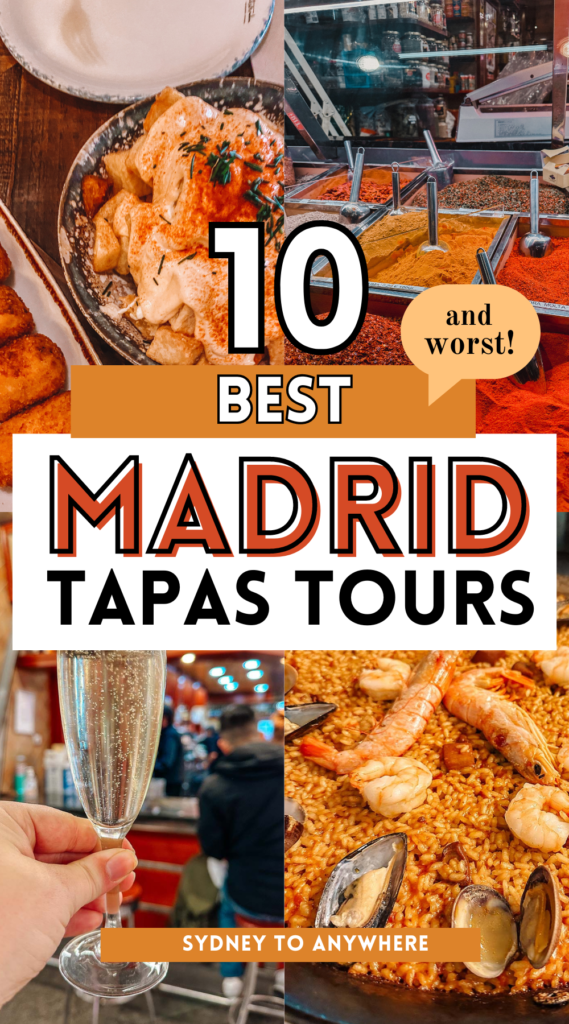 10 Best Madrid Tapas Tours pin