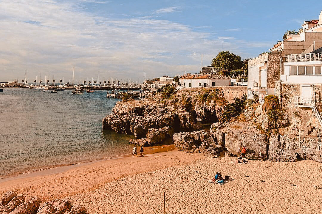 The cliffs of Praia da Parede