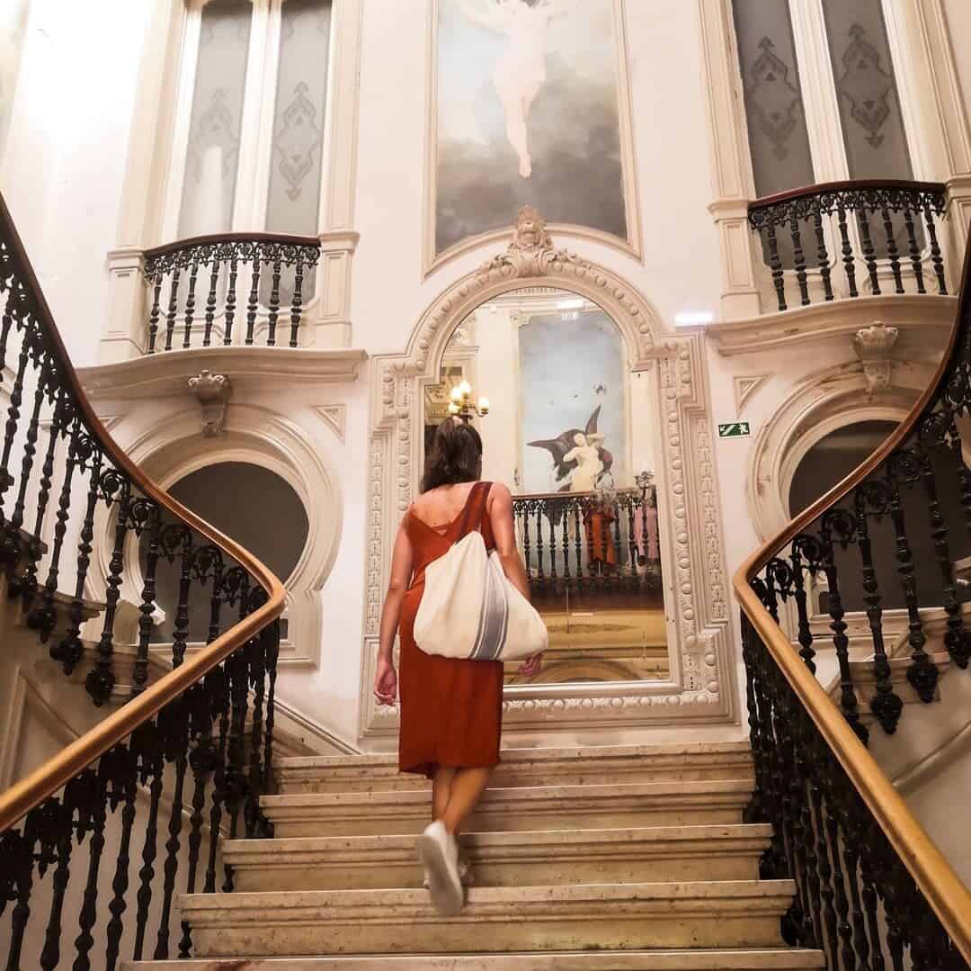 EmbaiXada staircase in Lisbon