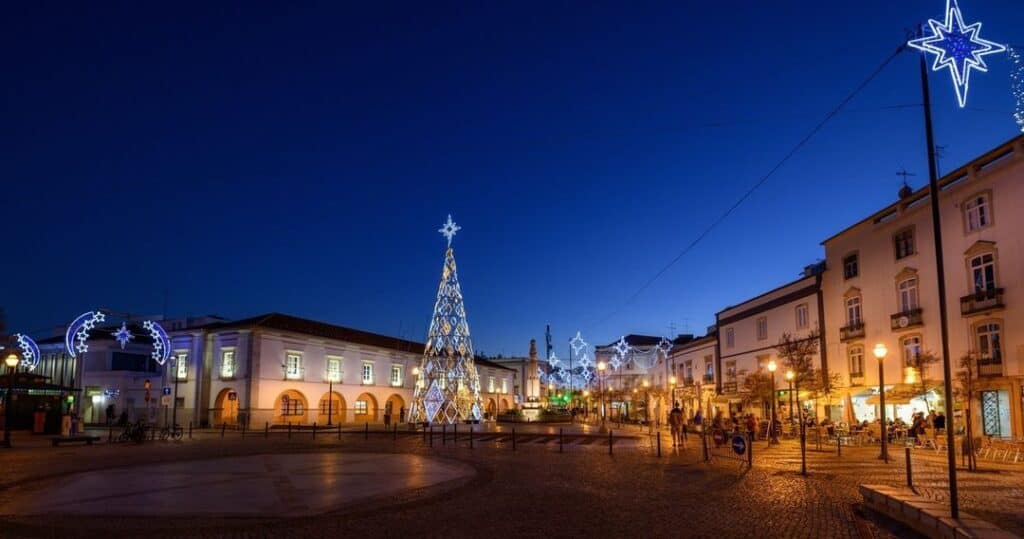 algarve decorated for christmas