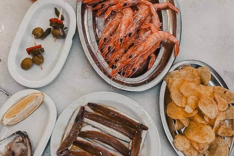 shrimp and tapas