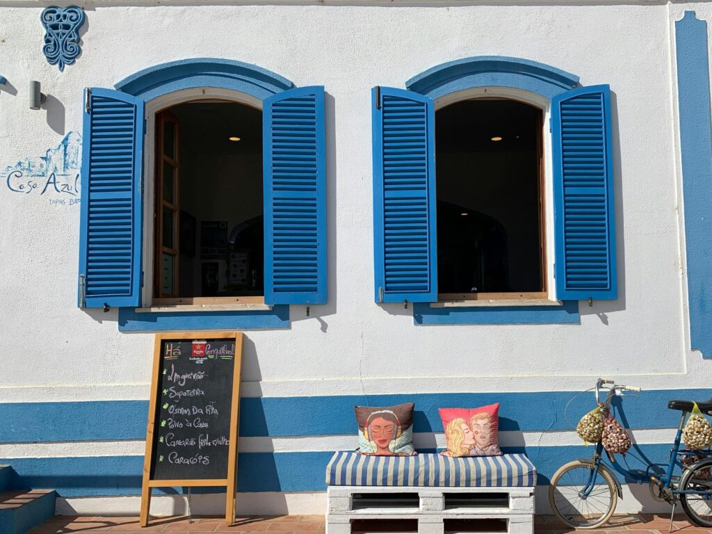 blue and white restaurant in lagos
